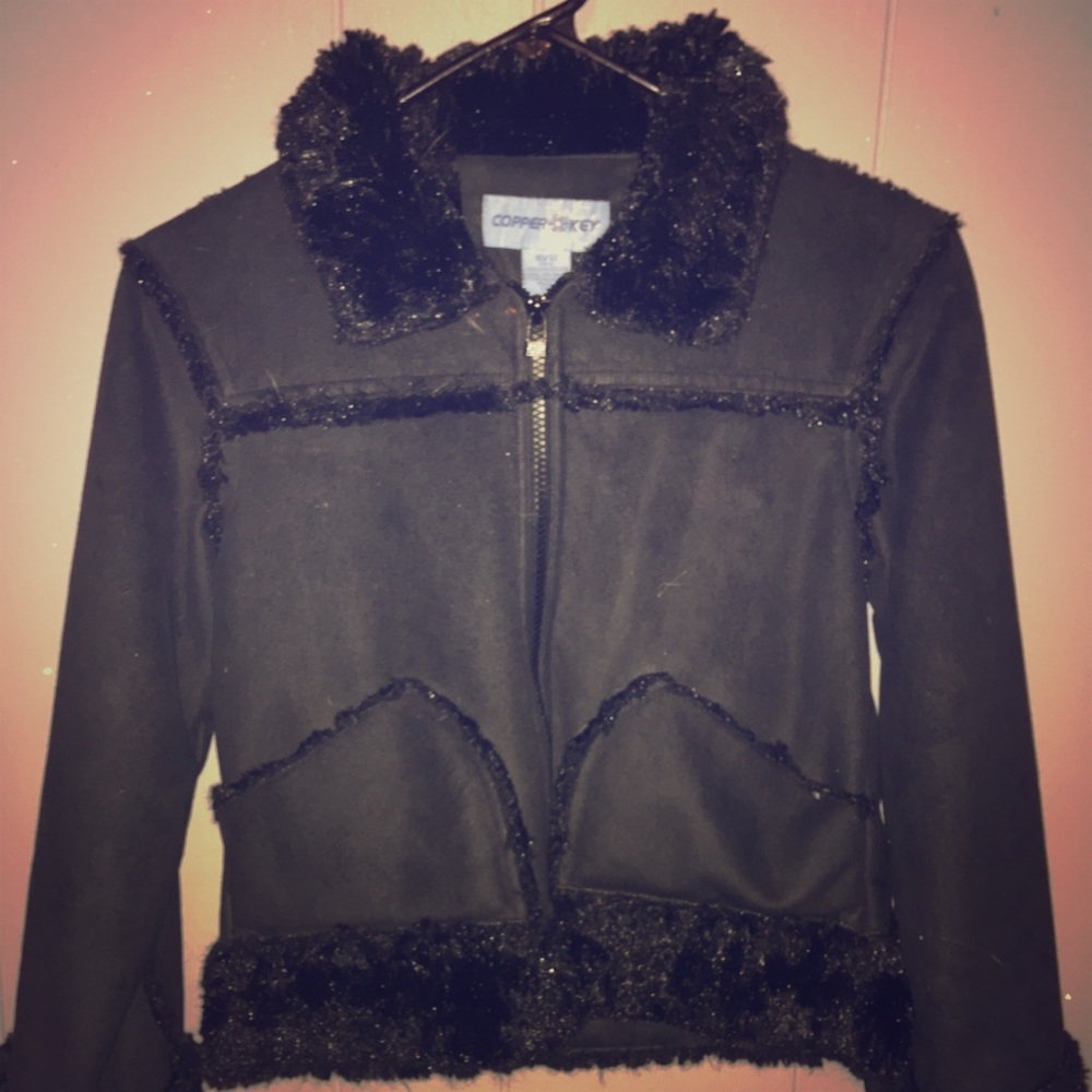 Black Fuzzy Jacket